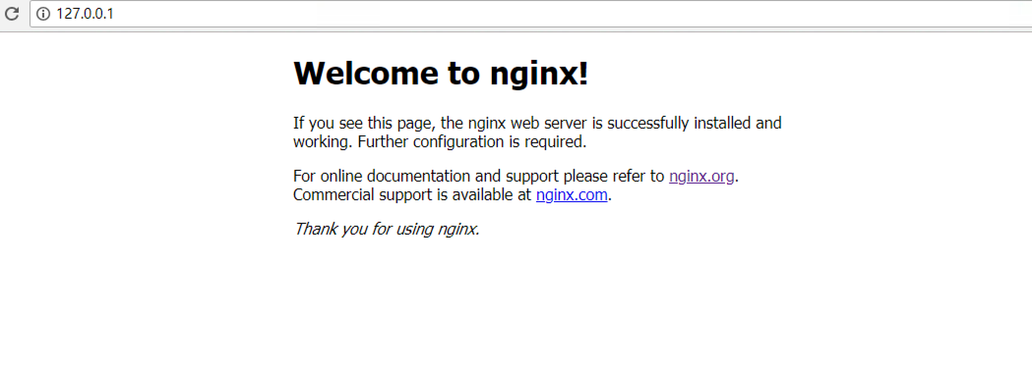 Nginx默认主页
